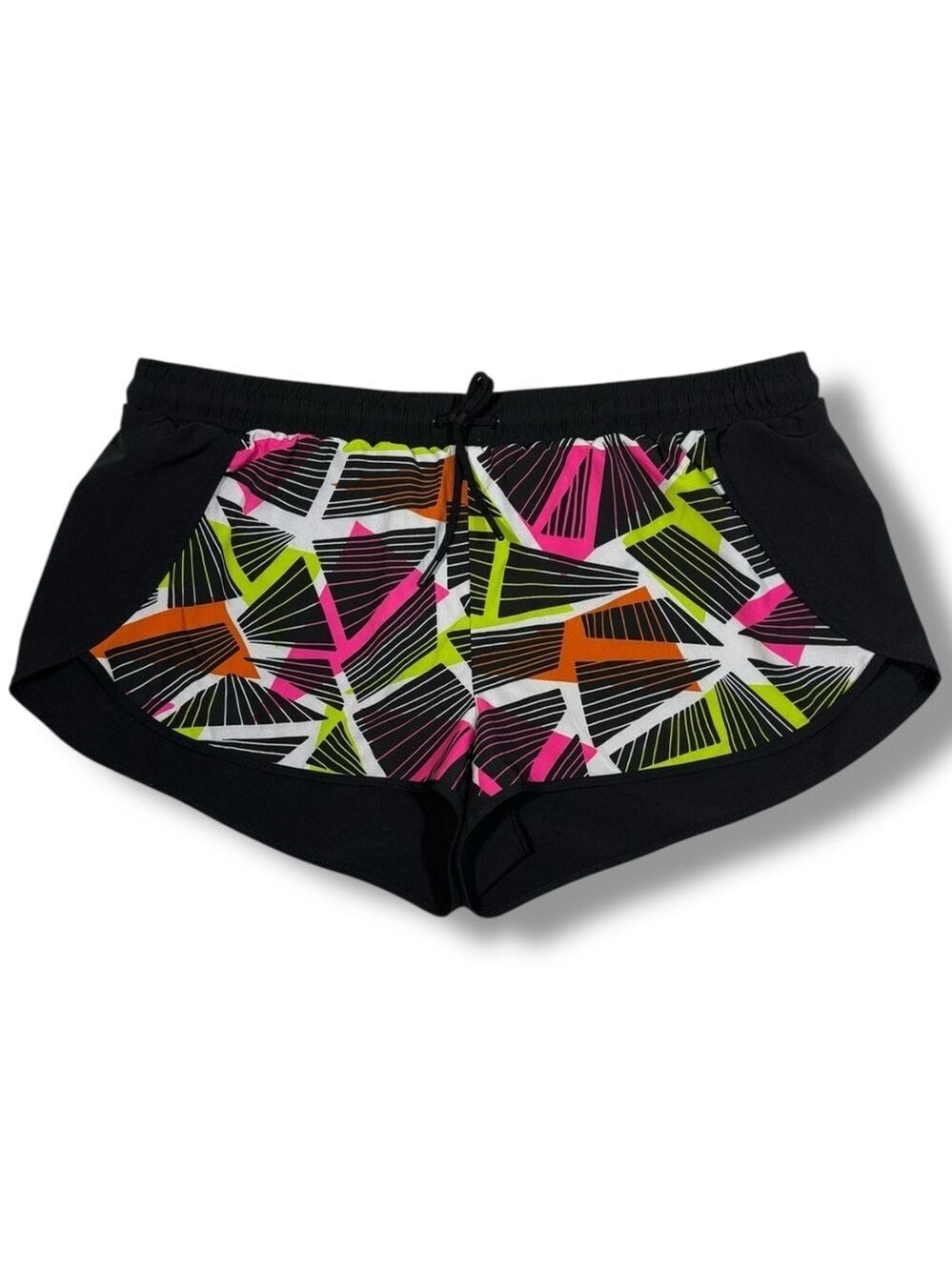 Fabletics Women’s Carrie Shorts Black Geometric Size XXL
